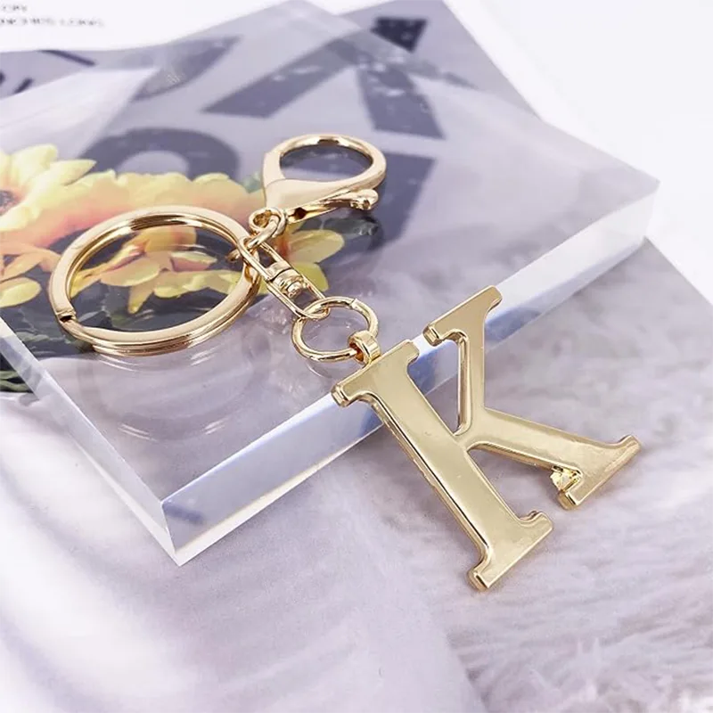 Alphabet Key Ring For Purse