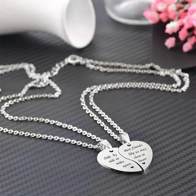 Friendship Stainless Steel Teen Girl Necklace