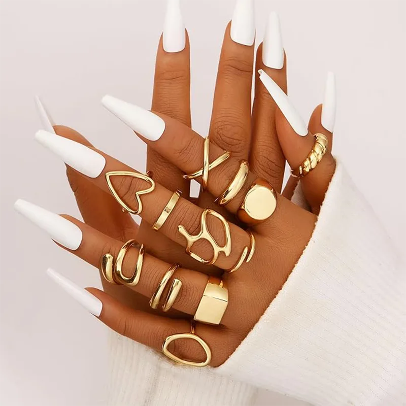 Women Real Gold Plated Fashion Ring