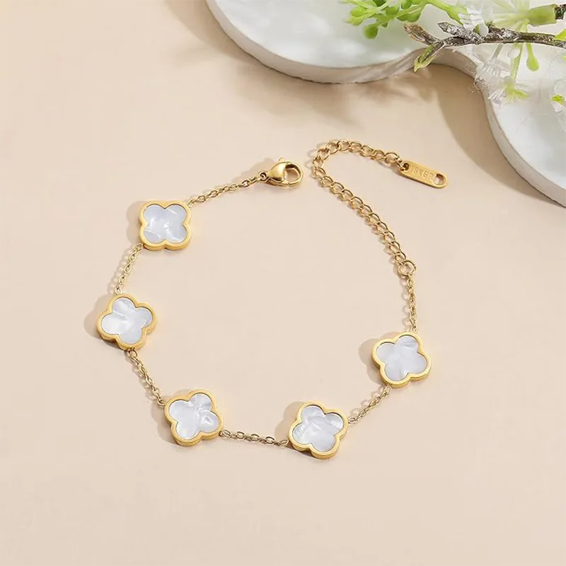 Women Trendy Lucky Alloy Bracelet